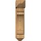 Ekena Millwork Olympic Arts and Crafts Rough Sawn Bracket w/ Offset Brace, Western Red Cedar, 8"W x 24"D x 36"H BKT0806X24X36OLY03RWR - alternate 2